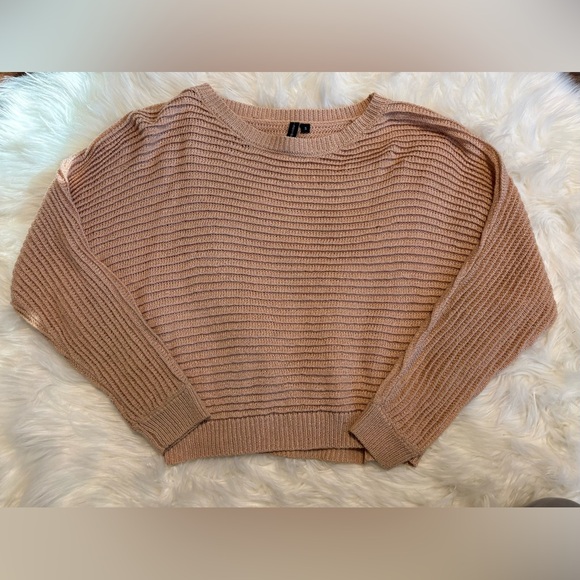 Mauve pink color batwing sweater - Picture 3 of 3